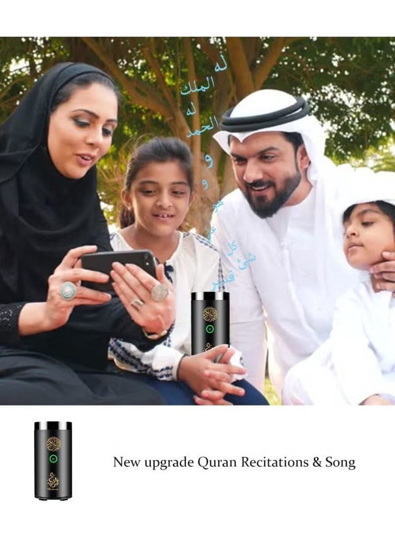 JAJEEK Car Bakhoor with Quran Speaker – Portable Arabian Electronic Aromatherapy Incense Burner, Rechargeable USB-C, Aroma Diffuser with Remote and App Control, Mini Bakhoor Burner SQ-600 - Image 4