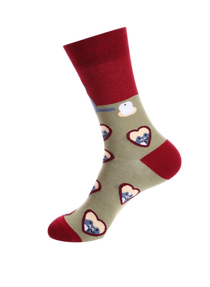 Generic - Unisex Absorb Sweat and Deodorize Socks 3 Pairs High Quality Socks One Size Fits All - Image 1