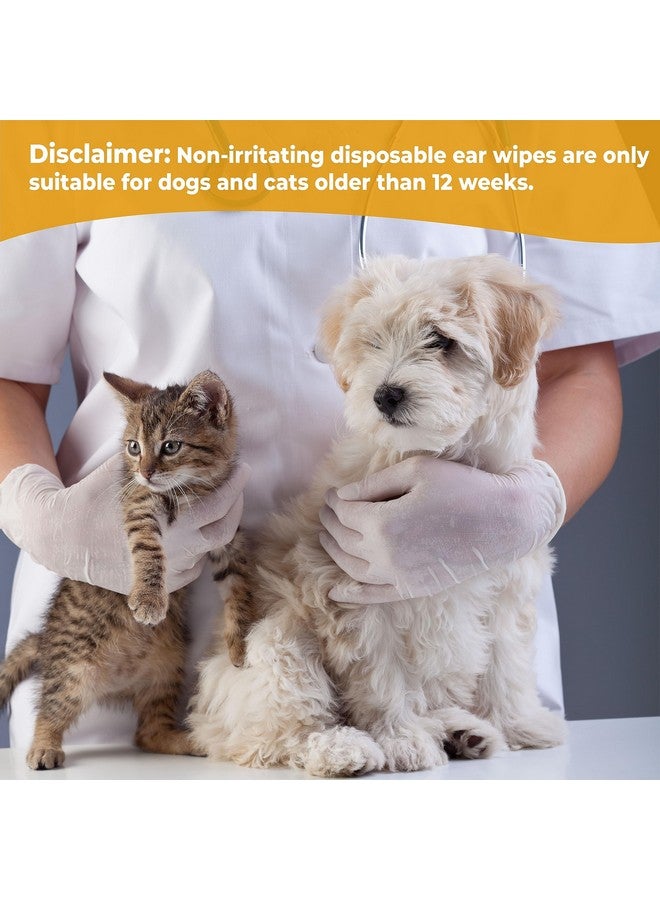 Doco Dog Ear Wipes  All Natural Finger Veterinary Pet Ear Wipes With Eucalyptus, Aloe  50 Count - Image 2