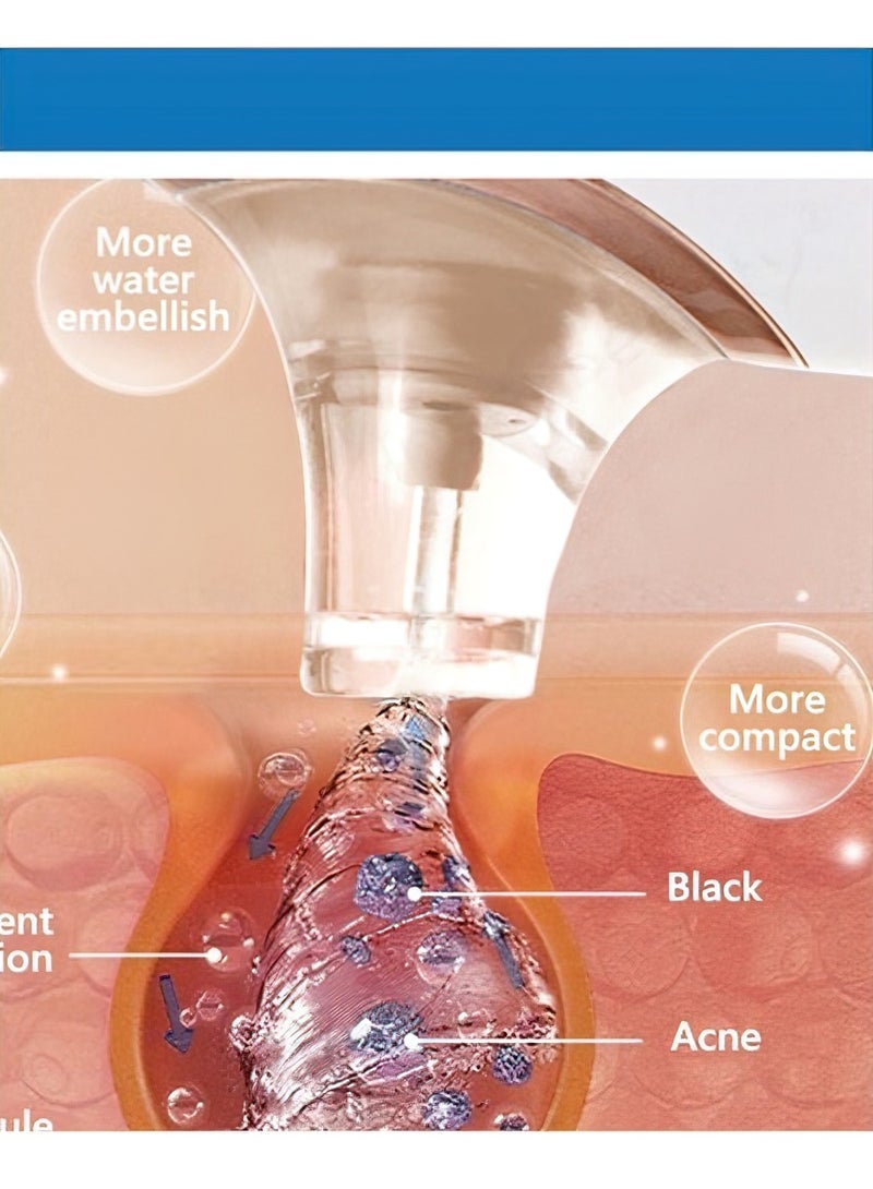 كينسي بيوتي جهاز تنظيف المسام 4 في 1 لإزالة الرؤوس السوداء بالشفط ذهبي - Image 2