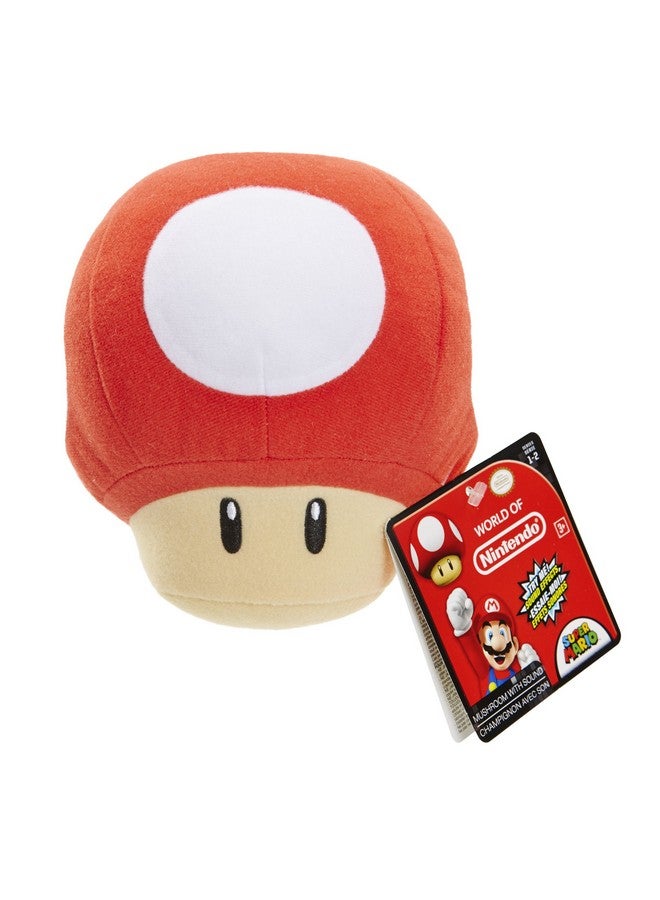 Nintendo Sfx Plush Red Power Up Mushroom - Image 4