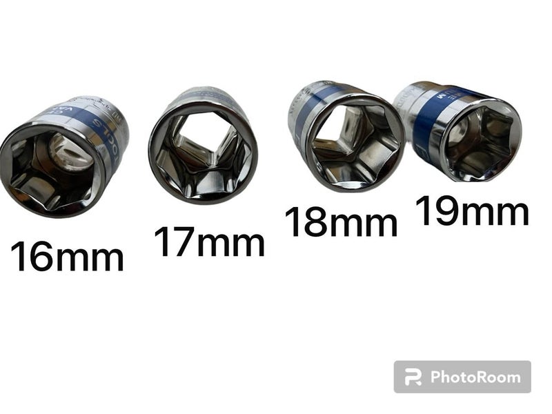 GHG 12 sd 16 17 18 19 Socket Set Pack of 4  - Image 3