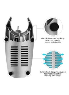 UNIQUE VATIKA Electric Ice Crusher Machine with 3 Baldes Gola Making Machine for Home Autocut Sensor Machine 300 Watts Ice Machine Use in Homes CafesHotels Restaurants Stainless Steel  - Image 5