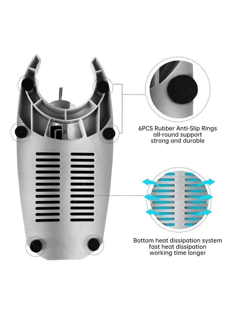 UNIQUE VATIKA Electric Ice Crusher Machine with 3 Baldes Gola Making Machine for Home Autocut Sensor Machine 300 Watts Ice Machine Use in Homes CafesHotels Restaurants Stainless Steel  - Image 5