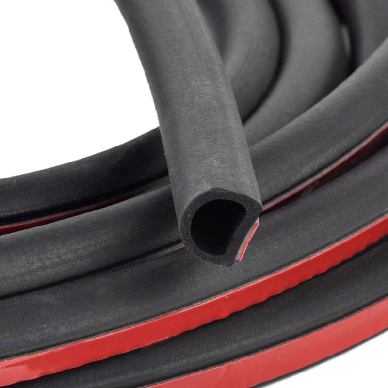 ESUPPORT 315" Small D 8Meter Door Rubber Seal Weather Strip Hollow Car Motor Auto - Image 3