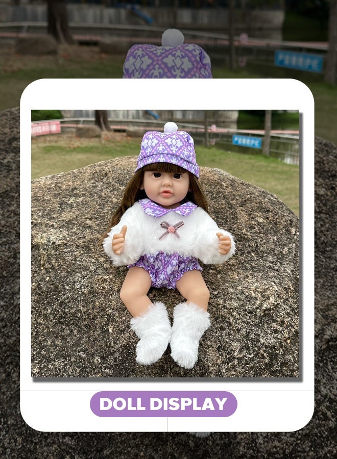 Baby doll, lifelike baby doll - A lifelike baby doll crafted from soft silicone material, 3D simulated series baby doll, suitable for all age groups. - Image 2