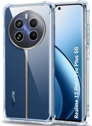 (Realme 12 Pro Plus Realme 12 pro) Silicone Case Soft Flexible TPU Rubber Bumper Shockproof Corners Transparent Back Cover for Realme 12 Pro Plus Realme 12 Pro 5G - pzsku/Z1655CDA764BA99099A10Z/45/_/1742338732/7a0398d9-0dfe-45bf-b2c0-409cd7c146dd