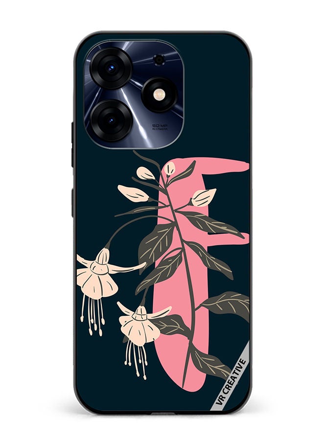 VR CREATIVE Protective Case Cover For Tecno Spark 10 Pro Alphabet F Design Multicolour - Image 1