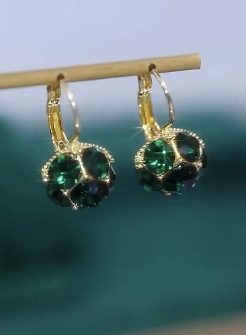 French Emerald Earrings - Image 4