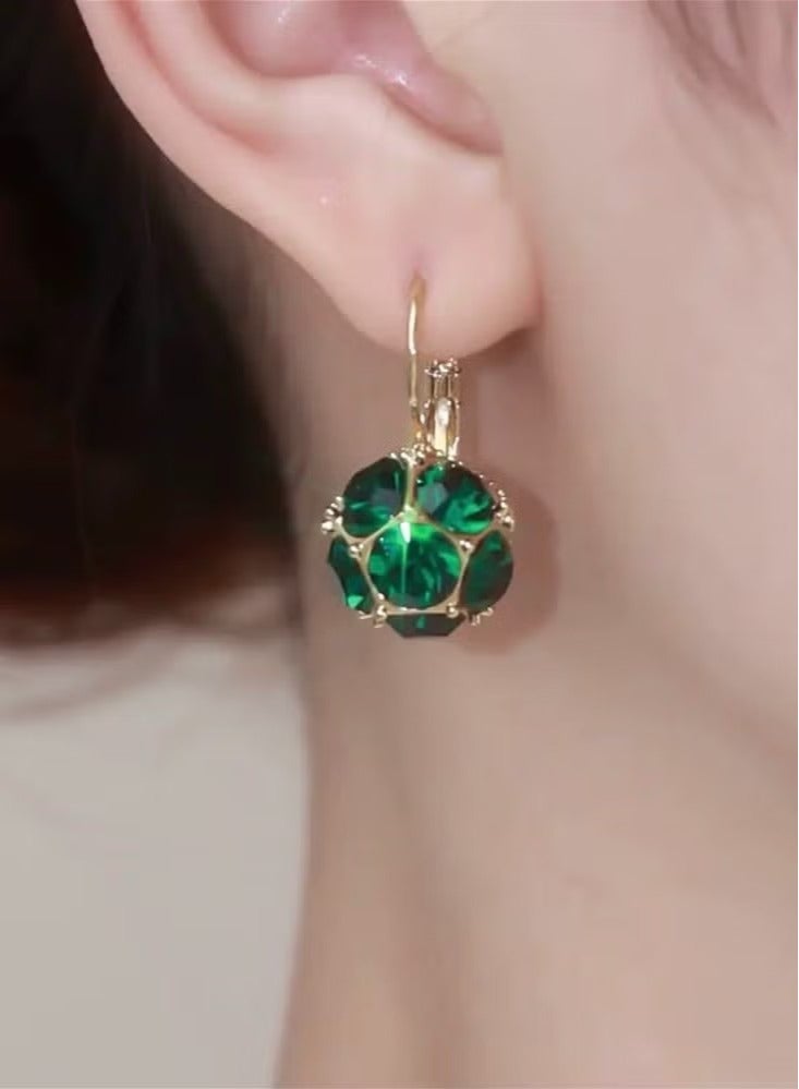 French Emerald Earrings - Image 1