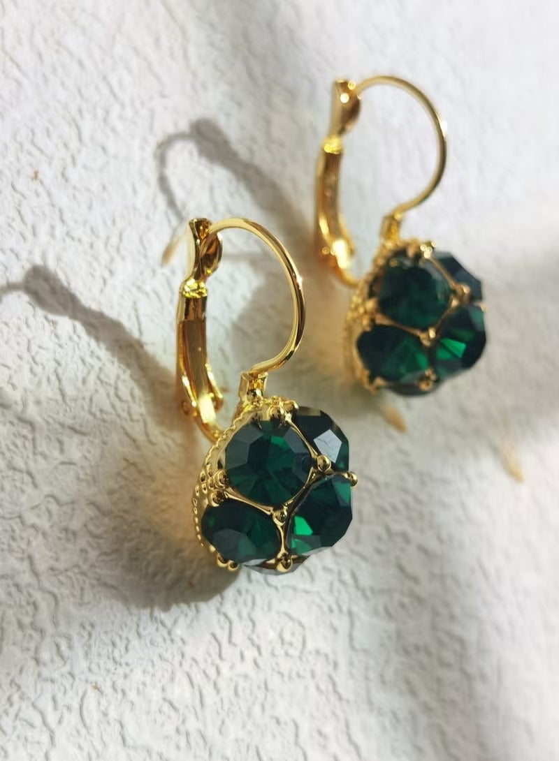 French Emerald Earrings - Image 3
