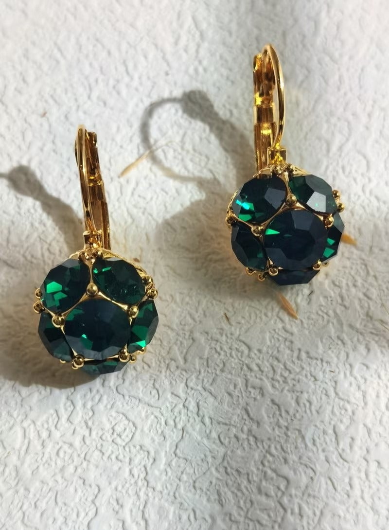 French Emerald Earrings - Image 2