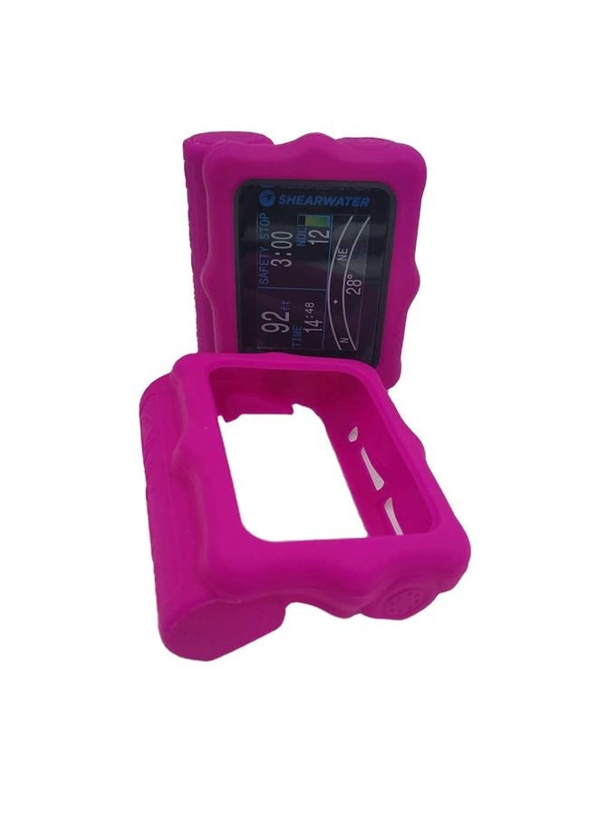 SHAMROCK HEALTH Silicone Protective Cover for Shearwater Perdix/Perdix 2 / Perdix AI Diving Computer (Pink) - Image 1