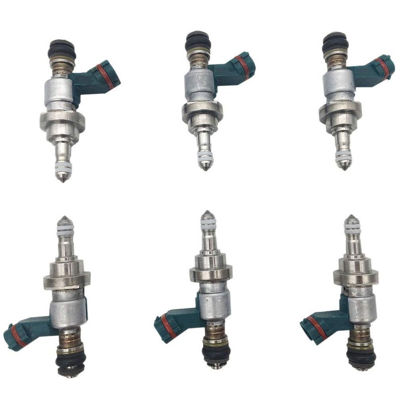 Amrxuts 6pcs 2325031020 Fuel Injectors for Lexus 20062013 IS250 2006 GS300 25L V6 2320939055 FJ764
