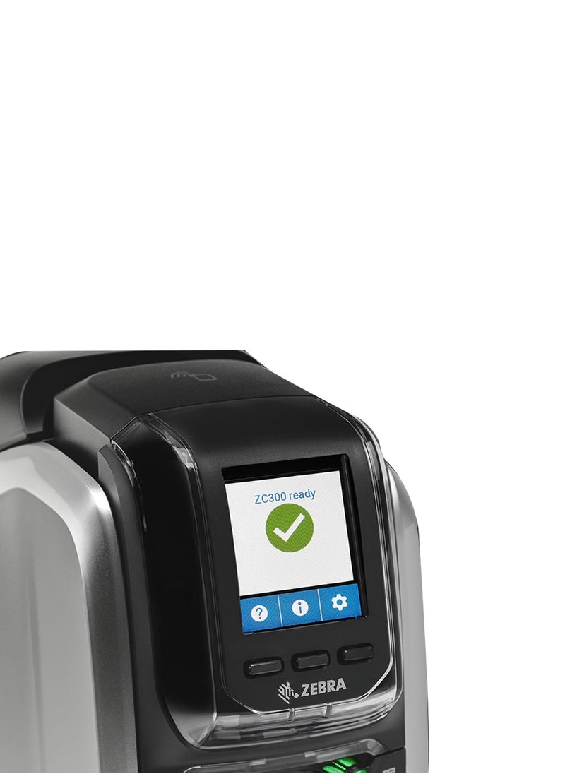 ZEBRA طابعة بطاقات الهوية مزدوجة الجوانب من زيبرا ZC300  - Image 3
