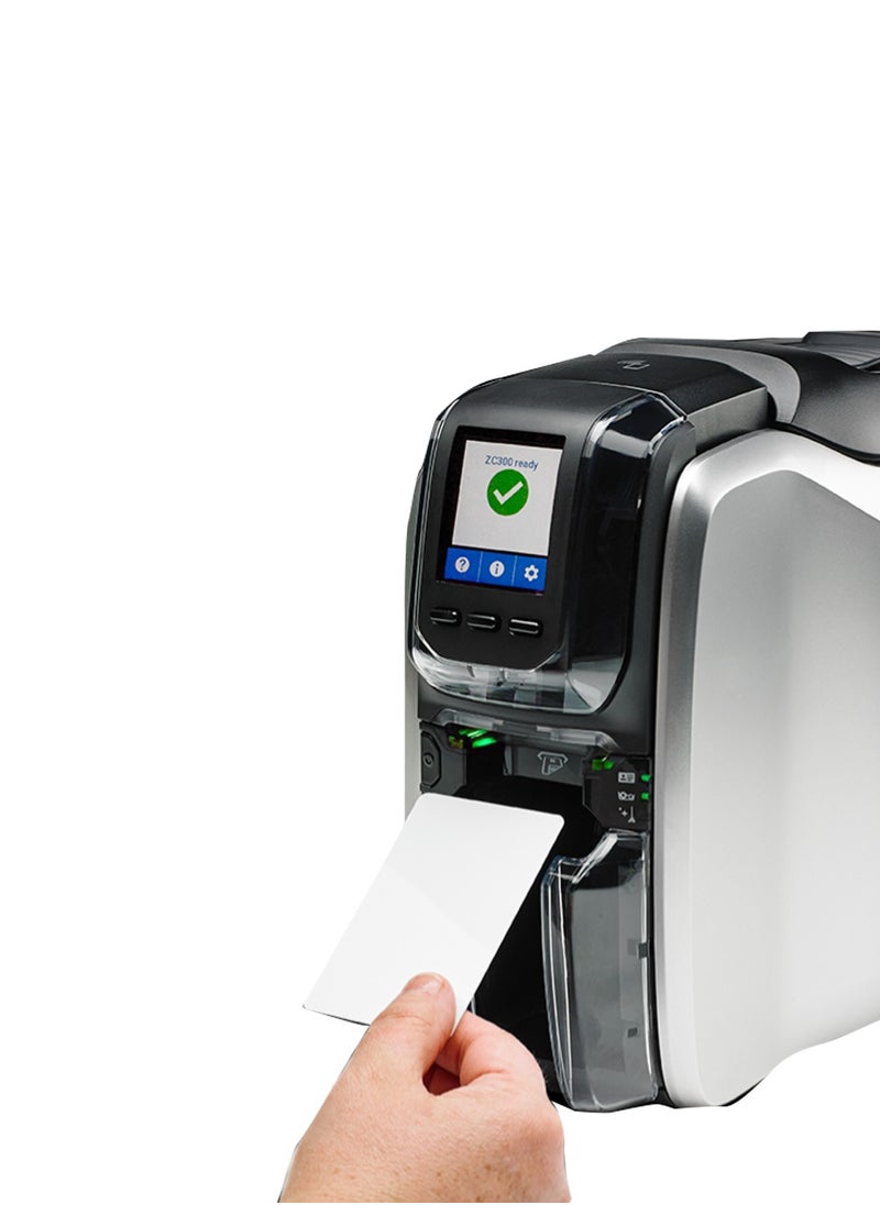 ZEBRA طابعة بطاقات الهوية مزدوجة الجوانب من زيبرا ZC300  - Image 4