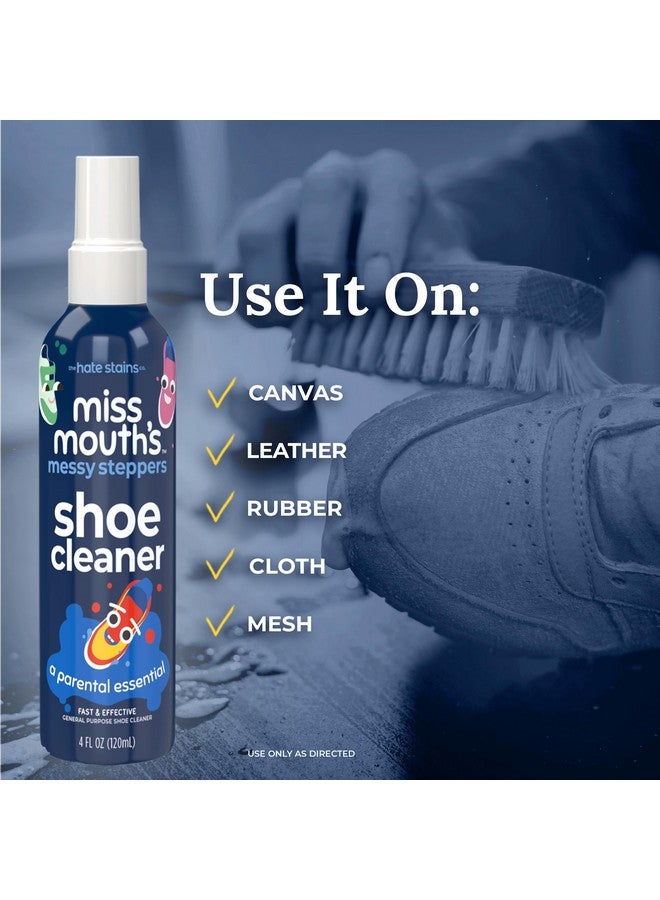 Miss Mouth's Miss Mouth's Messy Eater Stain Treater and Messy Steppers Shoe Cleaner Magic Duo - Stain Remover for Clothes, Carpet, Upholstery and Shoe Cleaner for Sneakers, Leather, Cloth, Mesh - Image 4