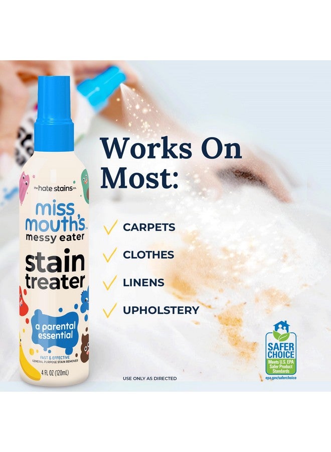 Miss Mouth's Miss Mouth's Messy Eater Stain Treater and Messy Steppers Shoe Cleaner Magic Duo - Stain Remover for Clothes, Carpet, Upholstery and Shoe Cleaner for Sneakers, Leather, Cloth, Mesh - Image 3