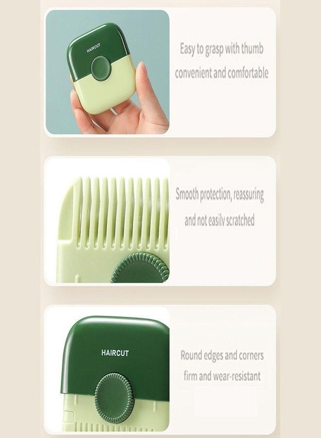 Kevim 2-in-1 Hair Trimming Comb with Dual-Sided Blades | Manual Razor Comb for Cutting, Thinning & Styling | Ergonomic Hair Cutter Tool for Men, Women & Kids | Ideal for Home & Salon Use - Image 3