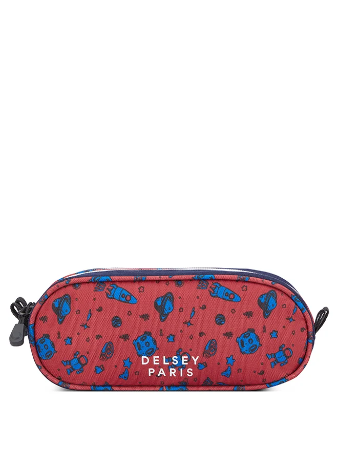 DELSEY Paris Back To School 2025 2-Compartment Pencil Case – Multicolour