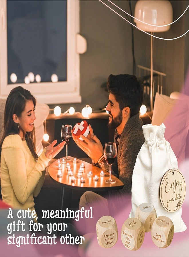 STOFINITY Date Night Dice Game for Adults - Food Decider Dice Games for Date Night Gifts Ideas, Christmas Couple Gifts for Him and Her, Dinner Decision Dice Funny Valentines Day Gifts for Boyfriend - Image 5