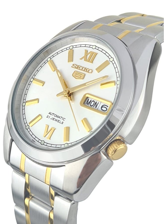 Seiko ساعة كلاسيك 21 جويلز 37 ملم من الستانلس ستيل للرجال SNKL57K1 - Image 2