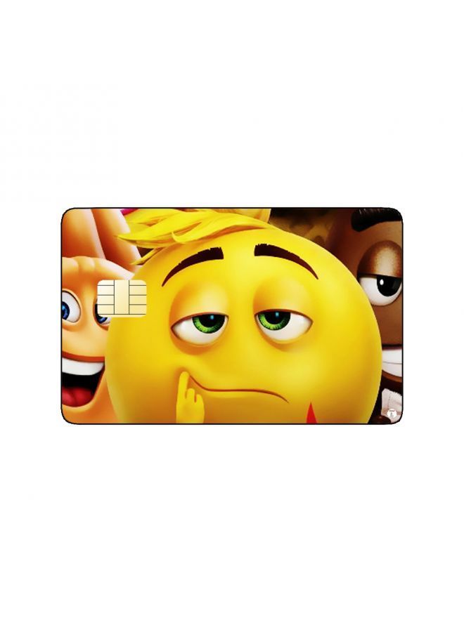 RKN PRINTED BANK CARD STICKER Animation The Emoji Movie By Sony - Image 1