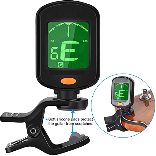 IMAGINEA Guitar Accessories Kit with Digital Tuner, Bohemian Strap, Metal Capo, String Winder, 5 Picks | Tuning Device, Designer Belt | Combo Pack for Acoustic, Electric Guitar Beginners - Image 3