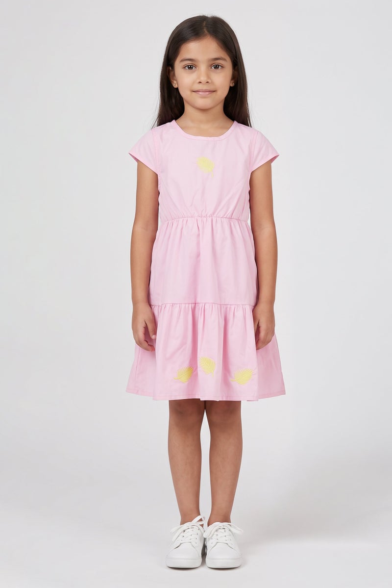 Willow & Whistle Kids Girl 2 Pcs Floral Print Dresses, Multicolor - Image 1