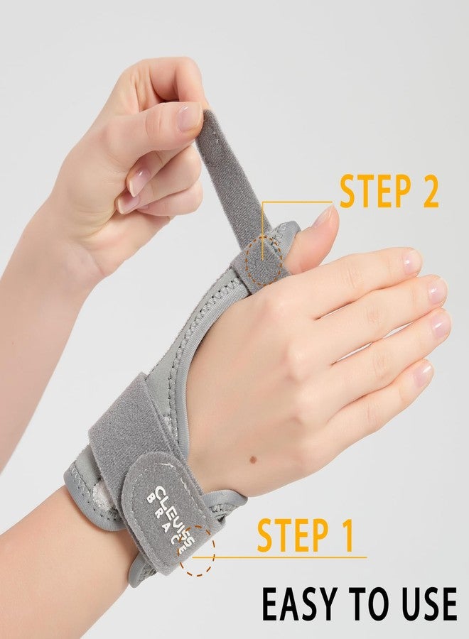 CLEVISS BRACE Thumb Support Brace for Right or Left Hand, Adjustable Thumb Spica Splint for Pain Relief, Arthritis, Tendonitis, Sprains, Carpal Tunnel, Thumb Stabilizer for Women and Men - Image 5