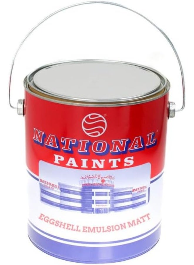 NATIONAL PAINTS Eggshell Emulsion Matt 3.6 Liter Dyro Grey 200