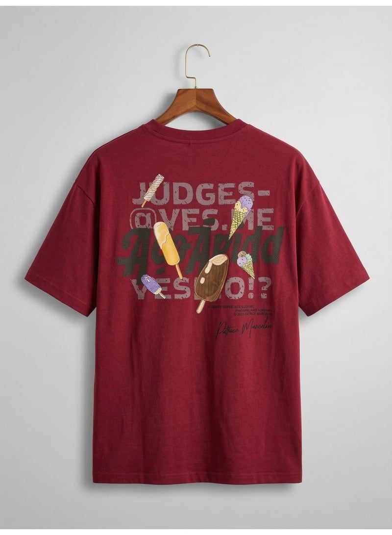 Hikes Mens Oversized T Shirt Premium Heavyweight Cotton Streetwear Fit - Image 4