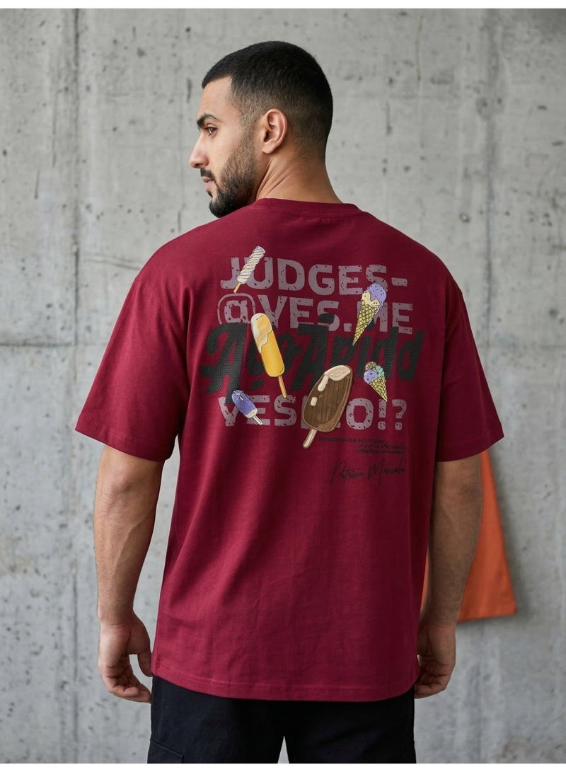 Hikes Mens Oversized T Shirt Premium Heavyweight Cotton Streetwear Fit - Image 5