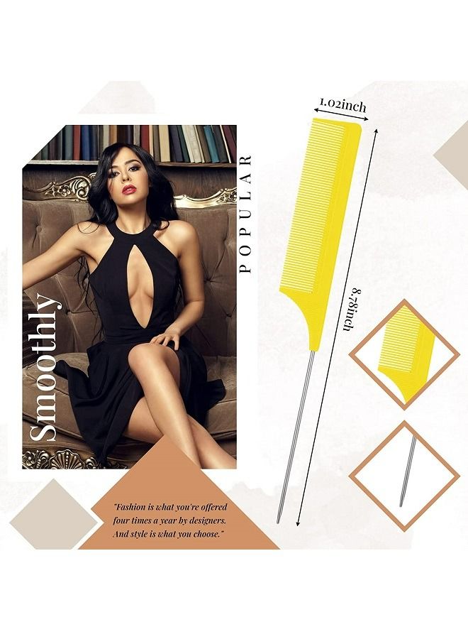 McDou مجموعة فرشاة التقاط 3 قطع صفراء مع فرشاة جانبية ومشط فرشاة شعيرات - Image 4