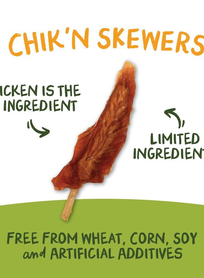 Pet 'n Shape Chik 'n Skewers Natural Dog Treats, 1-Pound Tub - Image 3
