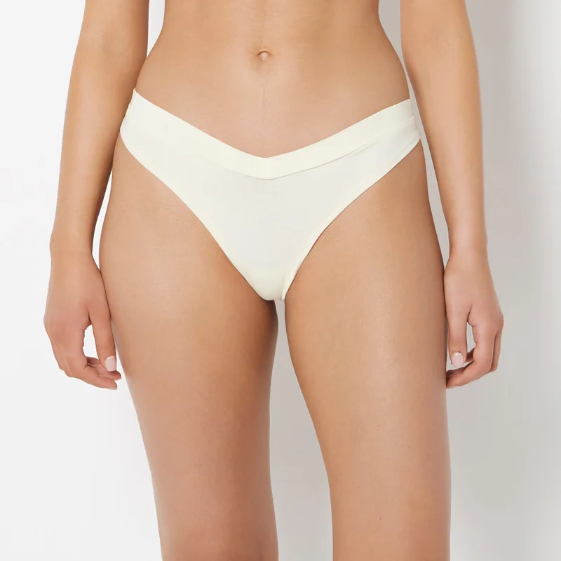لا سينزا La Senza Wide Waist Cotton Thong