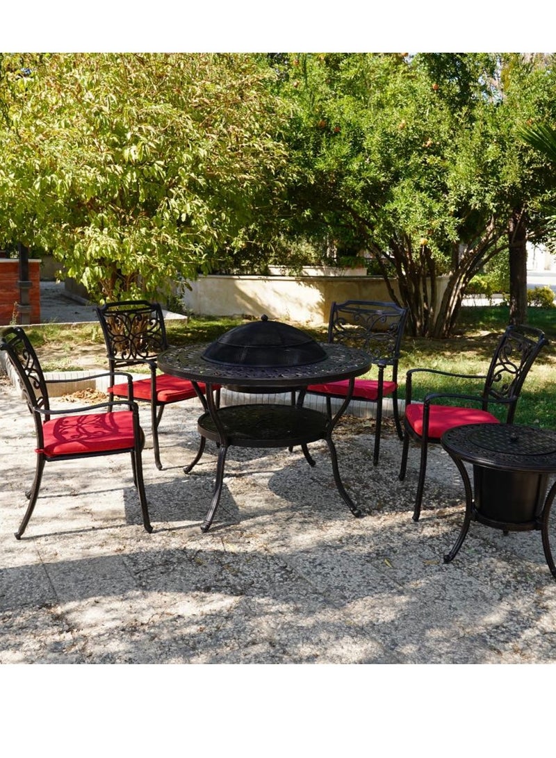 Schondor Furniture Venice | Arm Chair | Outdoor Furniture | Made in Aluminum Cast | Patio | Garden | Backyard | Restaurants - Image 4