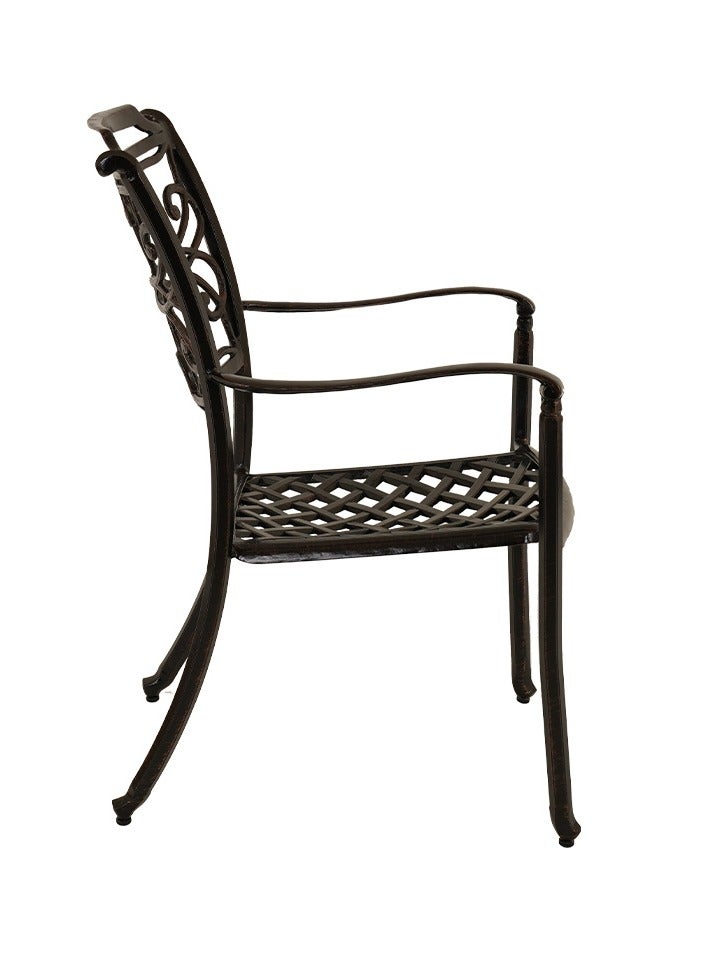 Schondor Furniture Venice | Arm Chair | Outdoor Furniture | Made in Aluminum Cast | Patio | Garden | Backyard | Restaurants - Image 2