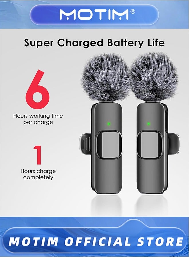 موتيم ميكروفون لاسلكي احترافي لتسجيل الفيديو والبودكاست وميكروفون ASMR وTikTok - Image 4