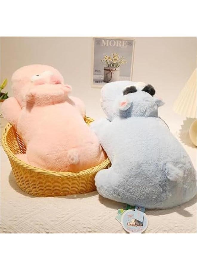 Cute Plushie, Stuffed Doll, Collectible Soft Animal, Hugging Hippo Pillow, Giftable Adorable Desk Decor Plush Toys Unique Hippo Stuffed Animals for Kids, 15.75in  - Image 4