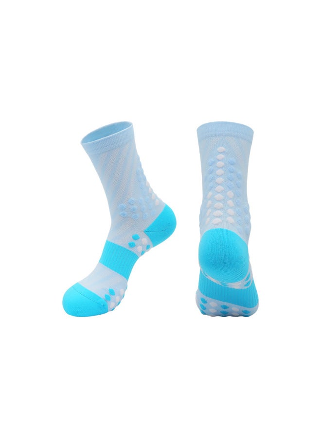 Professional Marathon Socks, Compression Running Socks,  Children's Mid-calf Socks, Sports Breathable Sweat-absorbing Cycling Socks