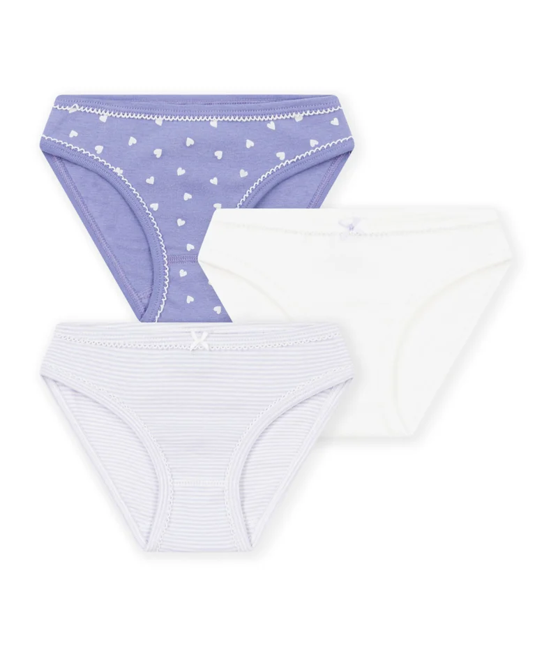 بيتي باتو Pack Of Children's Cotton Pants With Hearts