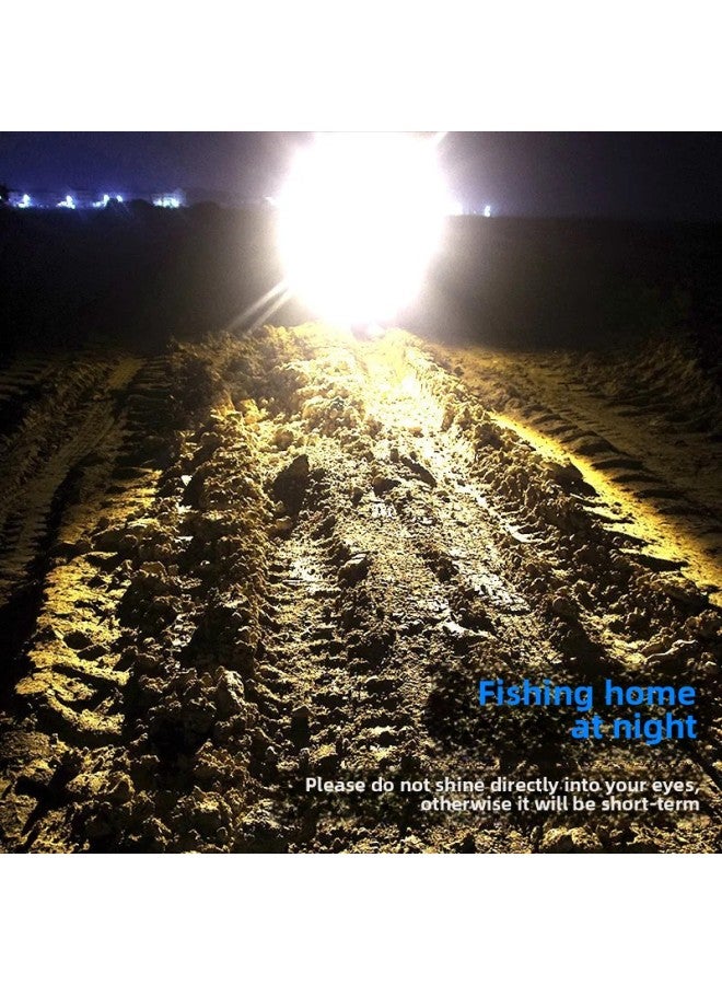 Loquat Night Fishing Lamp Laser Light Strong Light Fishing Lamp Purple Light Table Fishing Blue Light Four Light Source Fishing Fish Charging Flashlight-Color:20 Hours Of Double Light + Induction Bait Ligh - Image 5