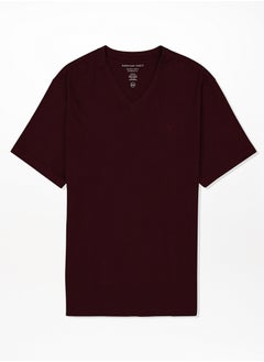 American Eagle تي شيرت AE فائق النعومة برقبة على شكل حرف V  - Image 4