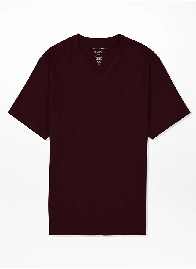 American Eagle AE Super Soft Icon V-Neck T-Shirt
