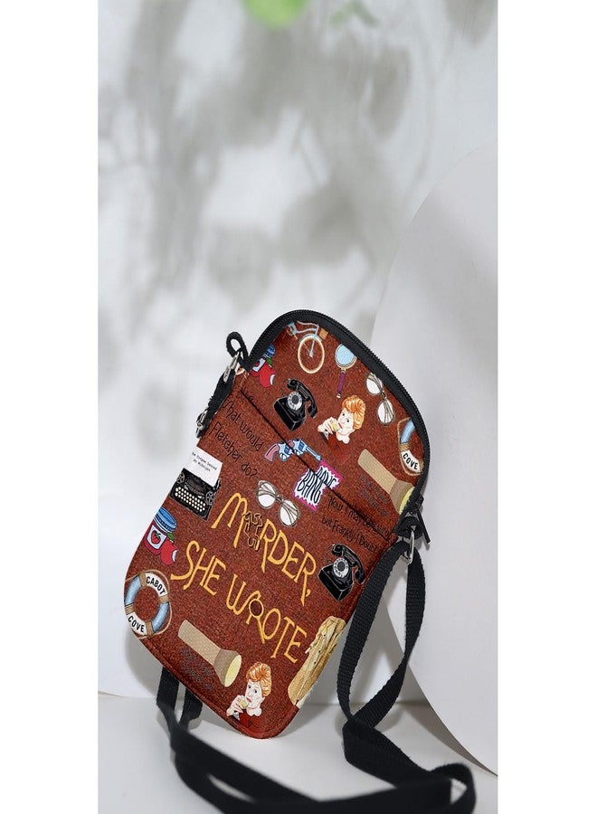 MAOFAED Murder Tv Series Inspired Gift, Murder Mystery Crossbody Bag, True Crime Gift, Halloween Party Favor (she wroteCB) - Image 5