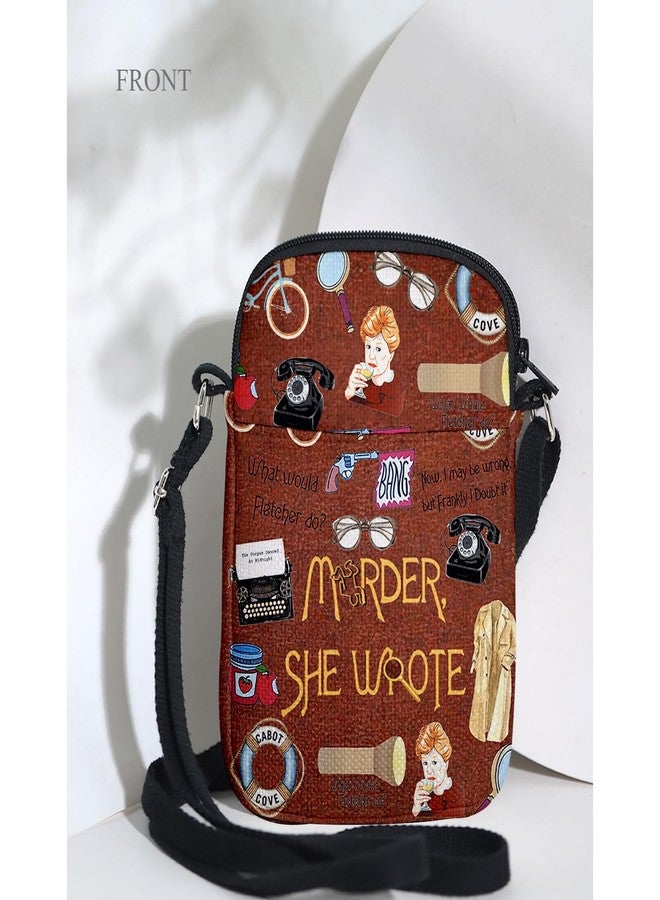 MAOFAED Murder Tv Series Inspired Gift, Murder Mystery Crossbody Bag, True Crime Gift, Halloween Party Favor (she wroteCB) - Image 3