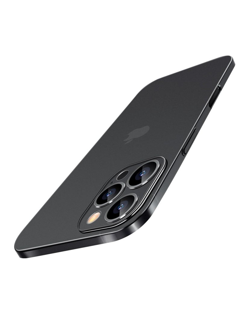 ELTRAZONE iPhone 16 Pro Max Slim Case | 0.2mm Paper-Thin Lightweight Matte Finish | PP Back Protection | Anti-Fingerprint & Anti-Yellowing | Compatible with iPhone 16 Pro Max 6.9 Inch - Translucent Black - Image 1