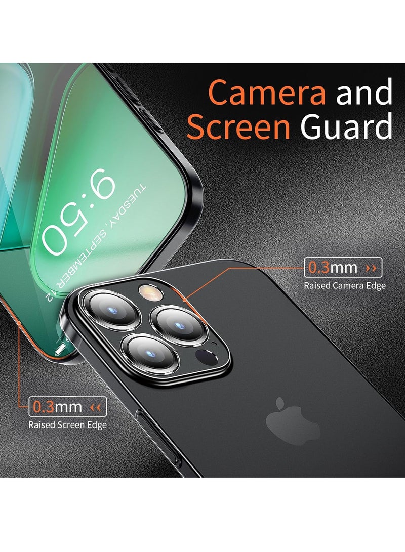ELTRAZONE iPhone 16 Pro Max Slim Case | 0.2mm Paper-Thin Lightweight Matte Finish | PP Back Protection | Anti-Fingerprint & Anti-Yellowing | Compatible with iPhone 16 Pro Max 6.9 Inch - Translucent Black - Image 4