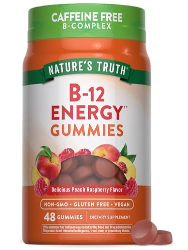 Natures Truth Vitamin B Complex Gummies 48 Count with BVitamins LCarnitine Ashwagandha Vegan NonGMO Gluten Free Supplement